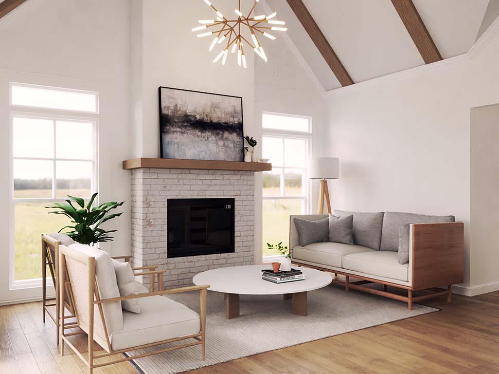 Craftsman, New American Plan with 1898 Sq. Ft., 3 Bedrooms, 3 Bathrooms, 2 Car Garage Picture 9