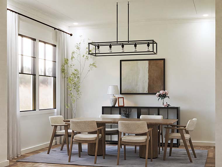 Country, Craftsman, New American, Traditional Plan with 2619 Sq. Ft., 3 Bedrooms, 3 Bathrooms, 2 Car Garage Picture 6