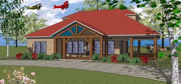 Coastal, Southern House Plan 72370 with 3 Beds, 3 Baths Elevation