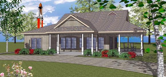 House Plan 72371 with 3 Beds, 3 Baths Elevation