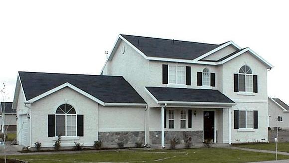 Traditional House Plan 72434 with 3 Beds, 3 Baths, 2 Car Garage Elevation