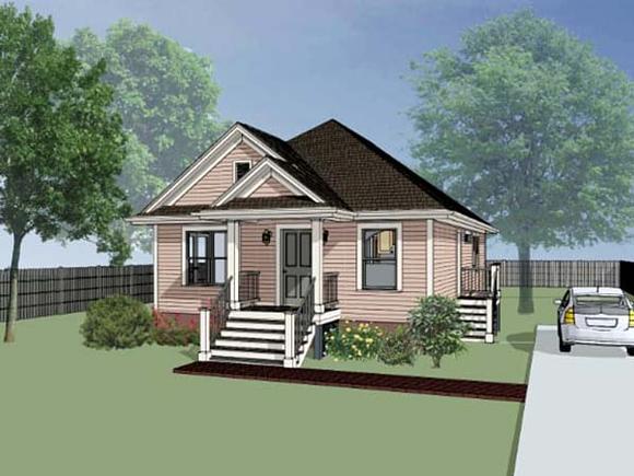 Bungalow House Plan 72700 with 3 Beds, 2 Baths Elevation