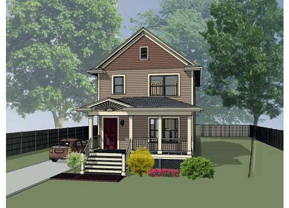 Bungalow House Plan 72704 with 3 Beds, 2 Baths Elevation