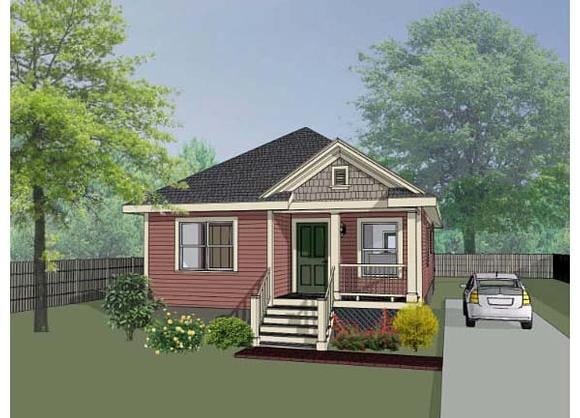 Bungalow House Plan 72710 with 3 Beds, 2 Baths Elevation