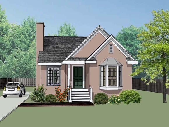 Bungalow House Plan 72715 with 3 Beds, 2 Baths Elevation