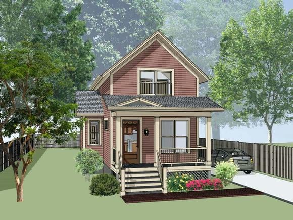 Bungalow House Plan 72721 with 3 Beds, 2 Baths Elevation