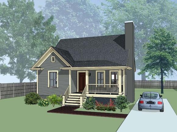Bungalow House Plan 72723 with 3 Beds, 3 Baths Elevation