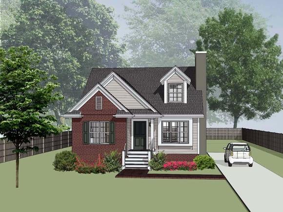Bungalow House Plan 72724 with 3 Beds, 3 Baths Elevation