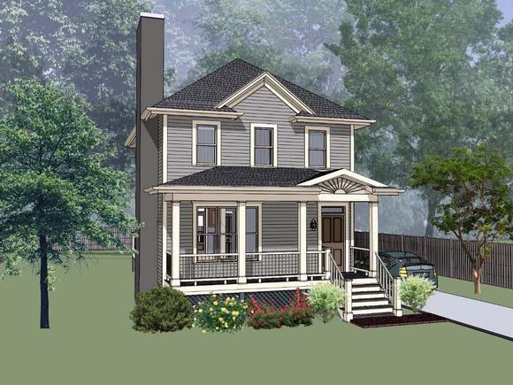 Bungalow House Plan 72732 with 3 Beds, 3 Baths Elevation