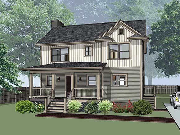 Bungalow House Plan 72742 with 3 Beds, 3 Baths Elevation