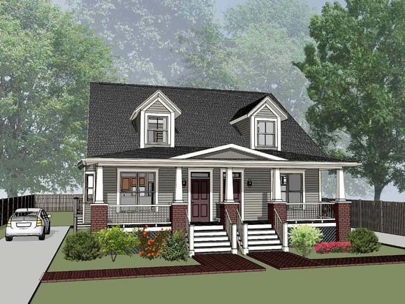 Multi-Family Plan 72790 with 6 Beds, 6 Baths Elevation