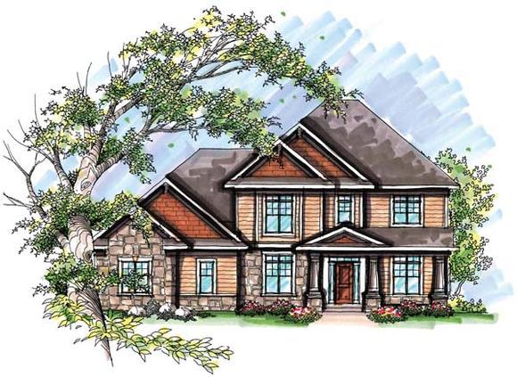 Country, European, Farmhouse, Traditional House Plan 72957 with 4 Beds, 4 Baths, 3 Car Garage Elevation