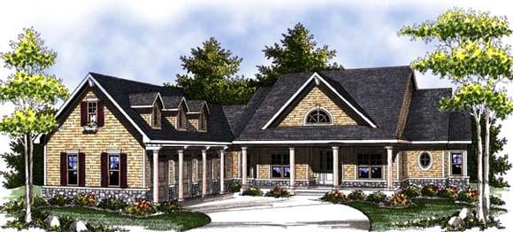 Country, Craftsman, One-Story, Ranch House Plan 73312 with 2 Beds, 3 Baths, 3 Car Garage Elevation