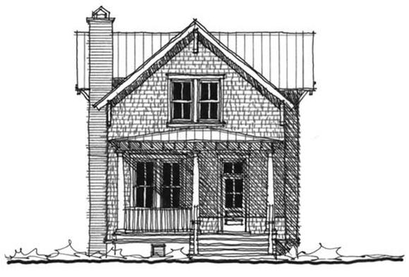 Historic, Southern House Plan 73707 with 3 Beds, 3 Baths Elevation