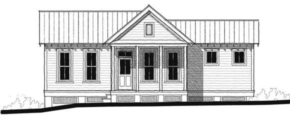 Historic, Southern House Plan 73726 with 3 Beds, 2 Baths Elevation