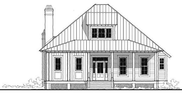 Historic, Southern House Plan 73731 with 3 Beds, 3 Baths Elevation