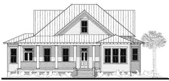 Historic, Southern House Plan 73738 with 4 Beds, 4 Baths Elevation