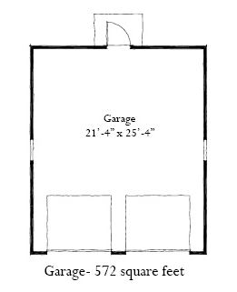 Historic 2 Car Garage Plan 73753 First Level Plan