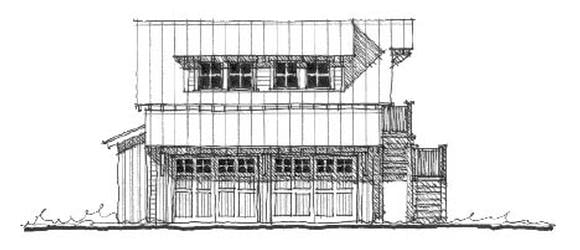 Historic 2 Car Garage Apartment Plan 73757 with 1 Beds, 1 Baths Elevation