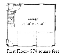 Historic 2 Car Garage Apartment Plan 73761 First Level Plan