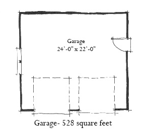 Historic 2 Car Garage Plan 73795 First Level Plan