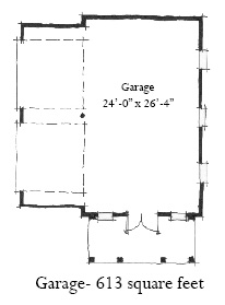 Historic 2 Car Garage Plan 73808 First Level Plan