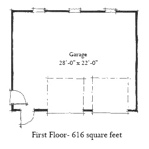 Historic 2 Car Garage Plan 73813 First Level Plan