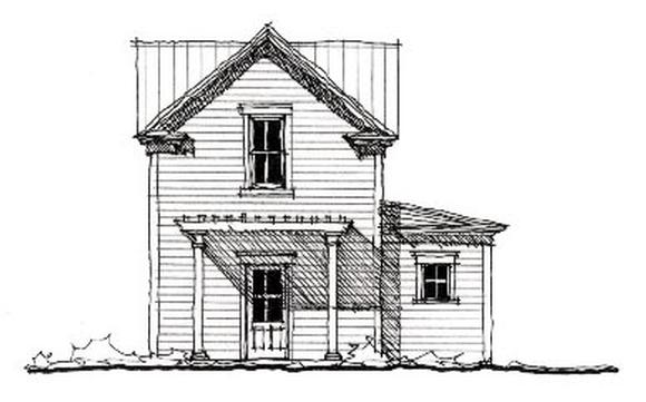 Historic 2 Car Garage Plan 73826 Elevation