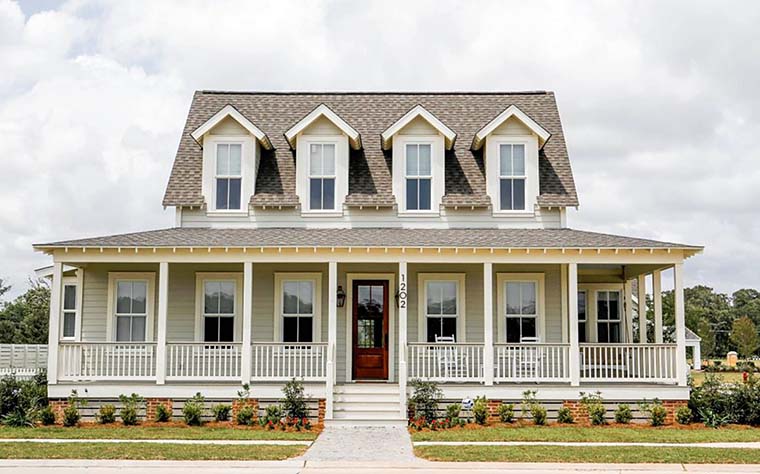 Country, Farmhouse, Southern House Plan 73946 with 3 Beds, 4 Baths Elevation