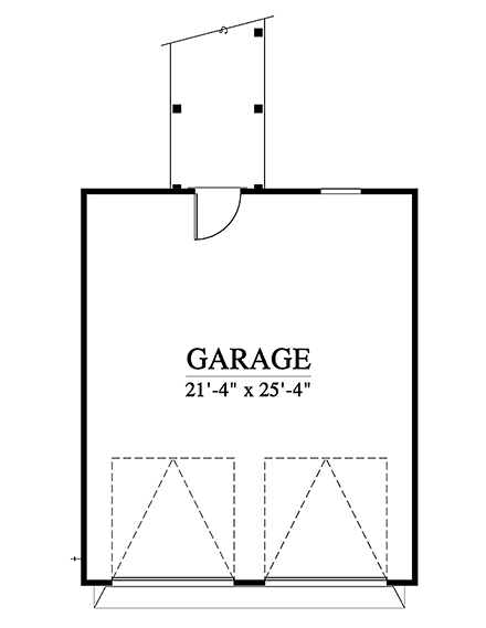 Cottage, Traditional 2 Car Garage Plan 73951 First Level Plan