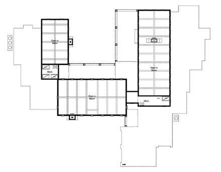 Tuscan House Plan 74299 with 5 Beds, 6 Baths, 3 Car Garage Second Level Plan