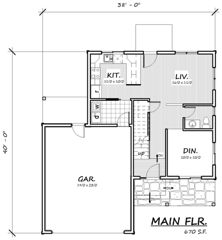 Cape Cod, Coastal, Farmhouse, Traditional House Plan 74327 with 3 Beds, 3 Baths, 2 Car Garage First Level Plan