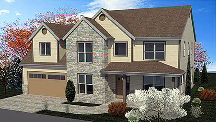 Plan Number 74344 - 2600 Square Feet