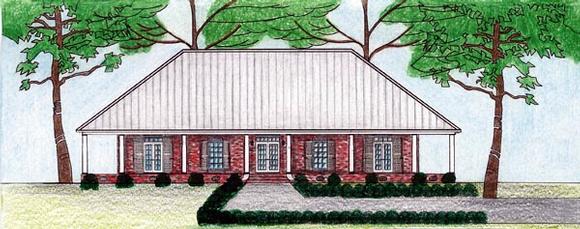 Country House Plan 74602 with 3 Beds, 3 Baths, 2 Car Garage Elevation