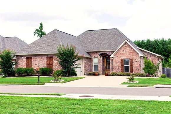 European, French Country House Plan 74633 with 4 Beds, 2 Baths, 2 Car Garage Elevation