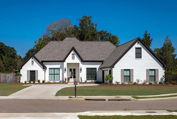 European, French Country House Plan 74640 with 4 Beds, 3 Baths, 3 Car Garage Elevation