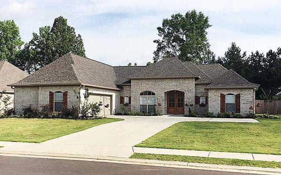European, French Country House Plan 74646 with 4 Beds, 3 Baths, 2 Car Garage Elevation