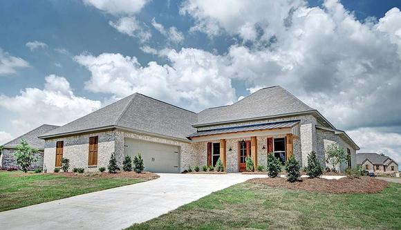 European, French Country House Plan 74648 with 4 Beds, 3 Baths, 2 Car Garage Elevation