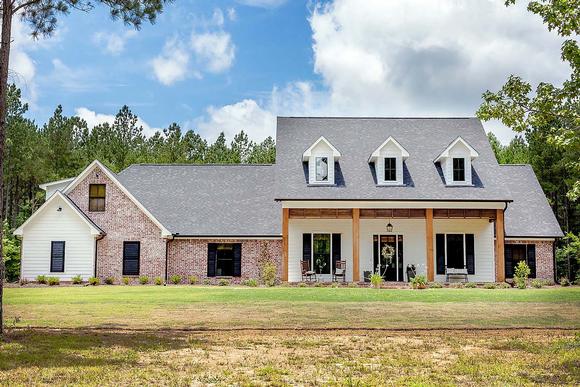 Country, Ranch, Traditional House Plan 74650 with 4 Beds, 5 Baths, 3 Car Garage Elevation