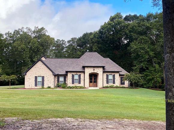 French Country, Traditional House Plan 74660 with 3 Beds, 2 Baths, 2 Car Garage Elevation