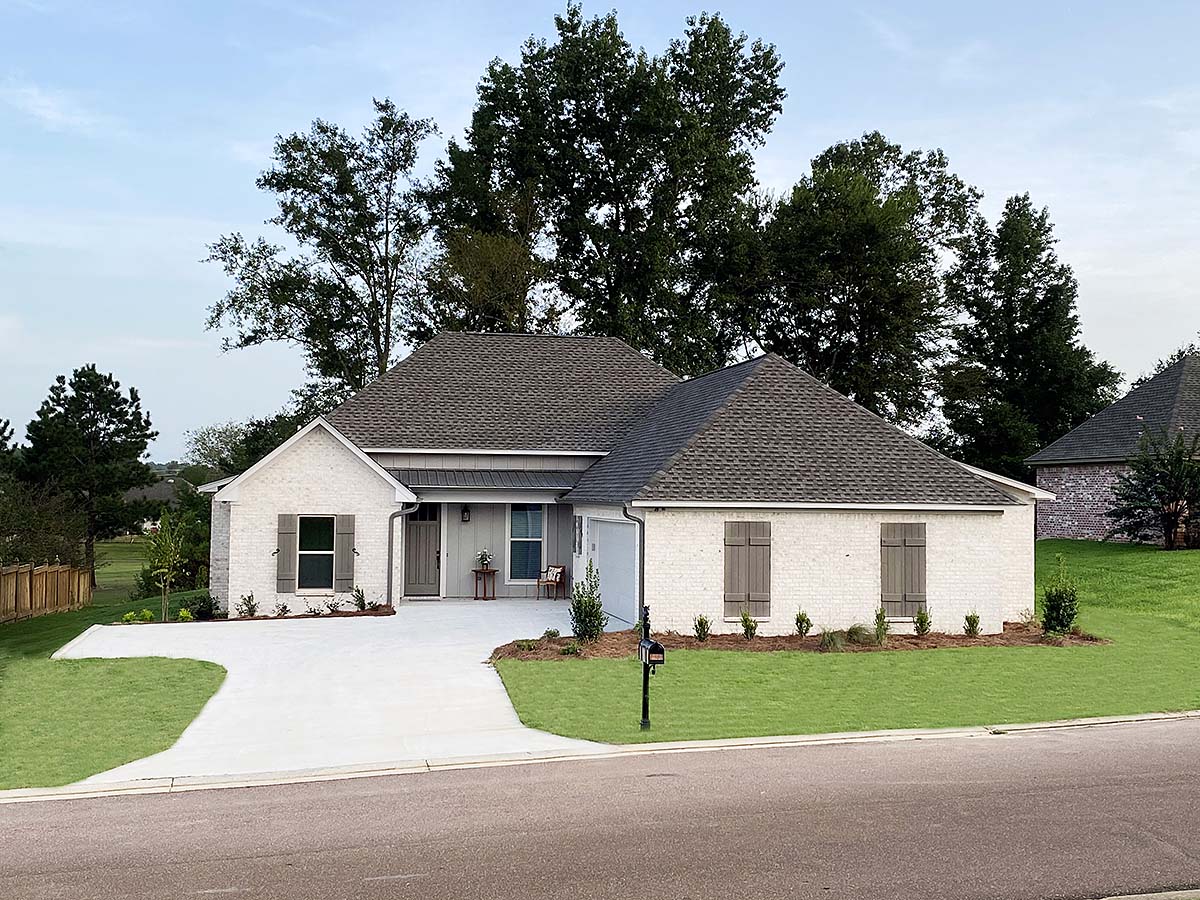 French Country, Traditional House Plan 74664 with 3 Beds, 2 Baths, 2 Car Garage Elevation