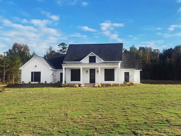 Country, Farmhouse, Traditional House Plan 74666 with 4 Beds, 3 Baths, 3 Car Garage Elevation