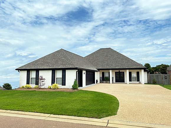 French Country House Plan 74675 with 3 Beds, 2 Baths, 3 Car Garage Elevation
