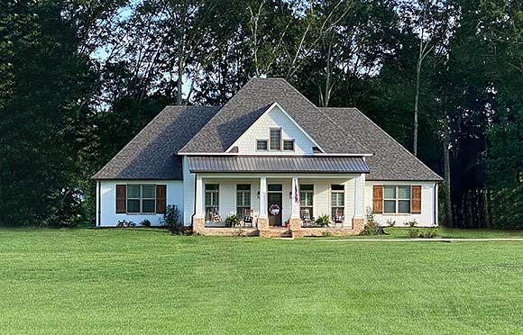 French Country, Traditional House Plan 74679 with 4 Beds, 4 Baths, 2 Car Garage Elevation