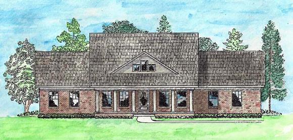 Country, Craftsman, Ranch, Traditional House Plan 74727 with 3 Beds, 2 Baths, 2 Car Garage Elevation
