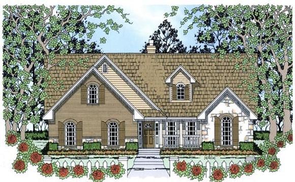 Country House Plan 75026 with 4 Beds, 2 Baths, 2 Car Garage Elevation