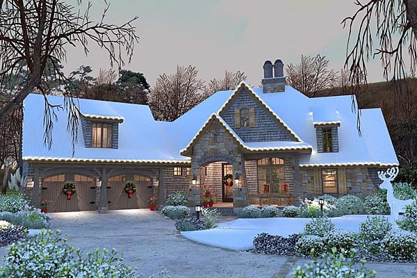 Cottage, Craftsman, Tuscan Plan with 2482 Sq. Ft., 4 Bedrooms, 4 Bathrooms, 2 Car Garage Picture 30