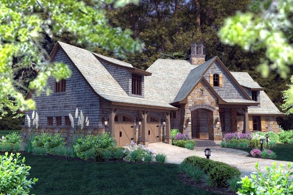 Cottage, Craftsman, Tuscan Plan with 2482 Sq. Ft., 4 Bedrooms, 4 Bathrooms, 2 Car Garage Picture 34