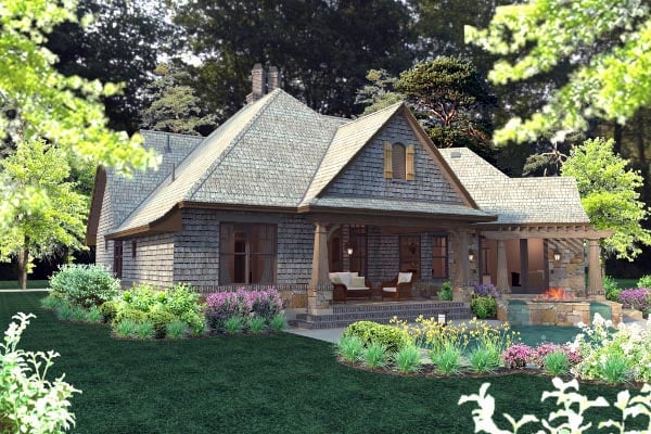 Cottage, Craftsman, Tuscan Plan with 2482 Sq. Ft., 4 Bedrooms, 4 Bathrooms, 2 Car Garage Picture 35
