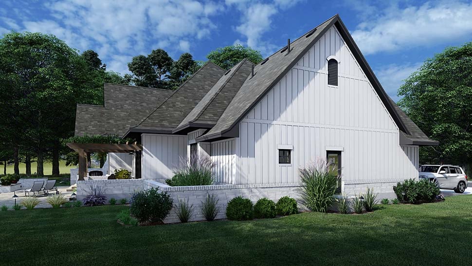 European, Farmhouse, Traditional Plan with 2353 Sq. Ft., 4 Bedrooms, 3 Bathrooms, 2 Car Garage Picture 8